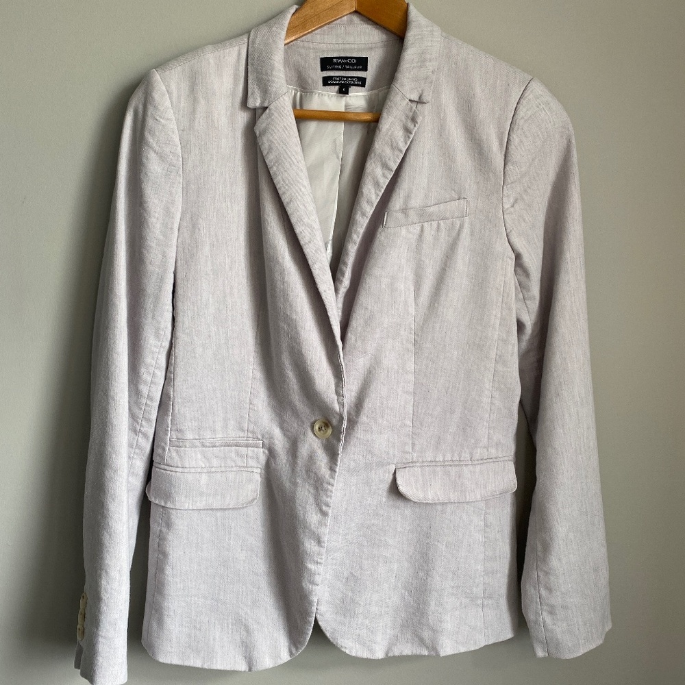 RW&CO. Light Gray Blazer